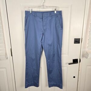 Bonobos Saturday Straight Fit Mens Chino Pants 31x29 Blue Cotton Business Casual